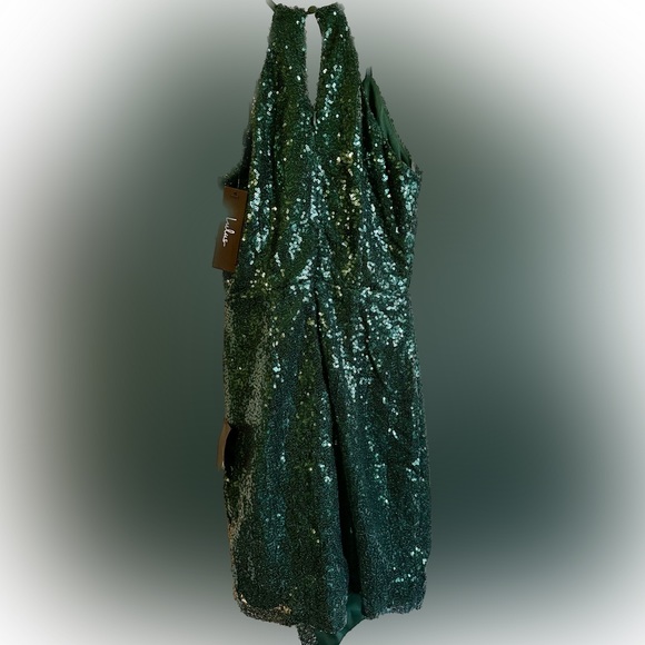 Lulus Hilaria Green Sequin Bodycon Mini Dress XSmall - Picture 3 of 4